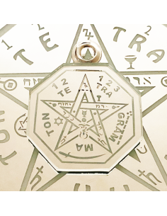Tetragramaton espejo colgante